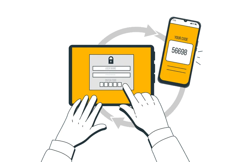 Comparison of different 2FA methods from SMS to security keys